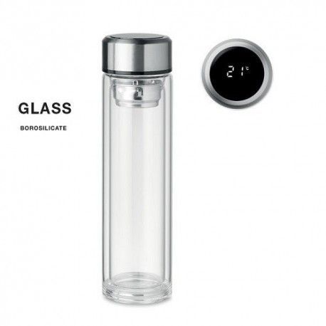 Botella Pole Cristal Borosilicato 390ml