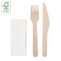 Set Cubiertos Madera 3 PCS