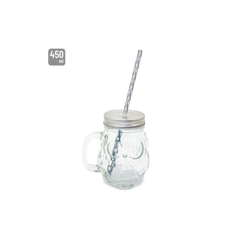 Jarra Cristal Buho 450ml