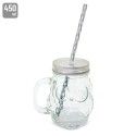 Jarra Cristal Buho 450ml